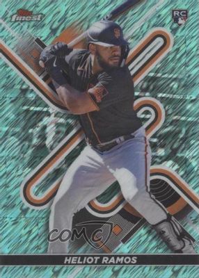 2022 Topps Finest #82 Aqua Shimmer Refractor /175