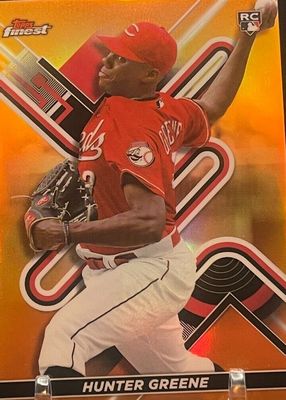 2022 Topps Finest #69 Orange Refractor /25