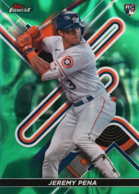 2022 Topps Finest #9 Green Lava Refractor /99