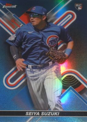 2022 Topps Finest #41 Sky Blue Refractor /300