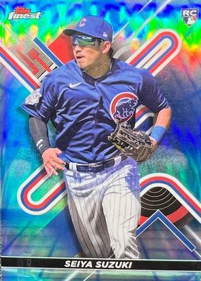 2022 Topps Finest #41 Blue/Aqua Vapor Refractor /250