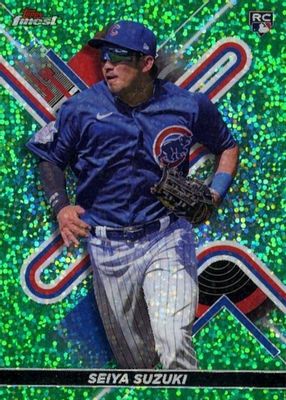 2022 Topps Finest #41 Green Speckle Refractor /125