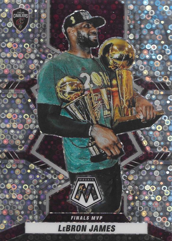 LeBron James 2021 Mosaic #298 Finals MVPs - Fast Break PSA 10