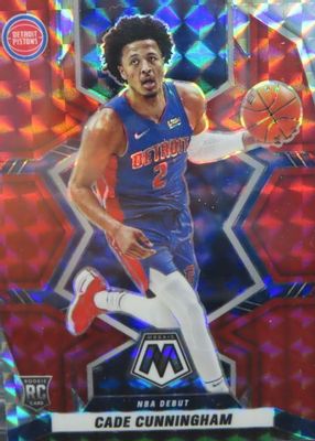 2021 Mosaic #261 NBA Debut - Red