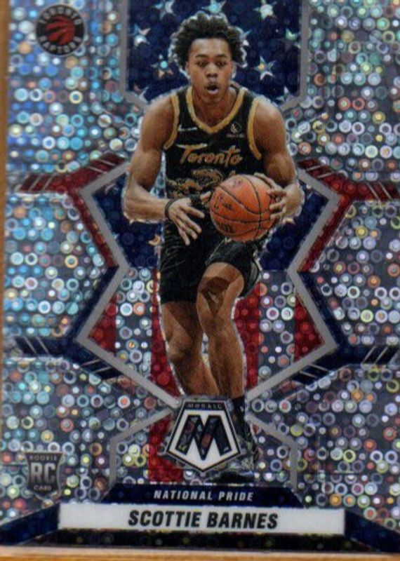 Scottie Barnes 2021 Mosaic #257 National Pride - Fast Break Rookie PSA 9