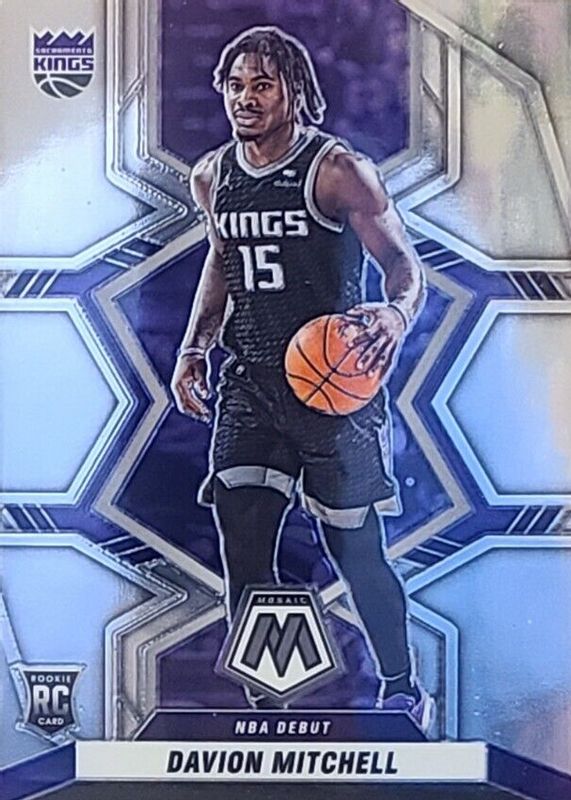 Davion Mitchell 2021 Mosaic #269 NBA Debut Rookie SGC 10