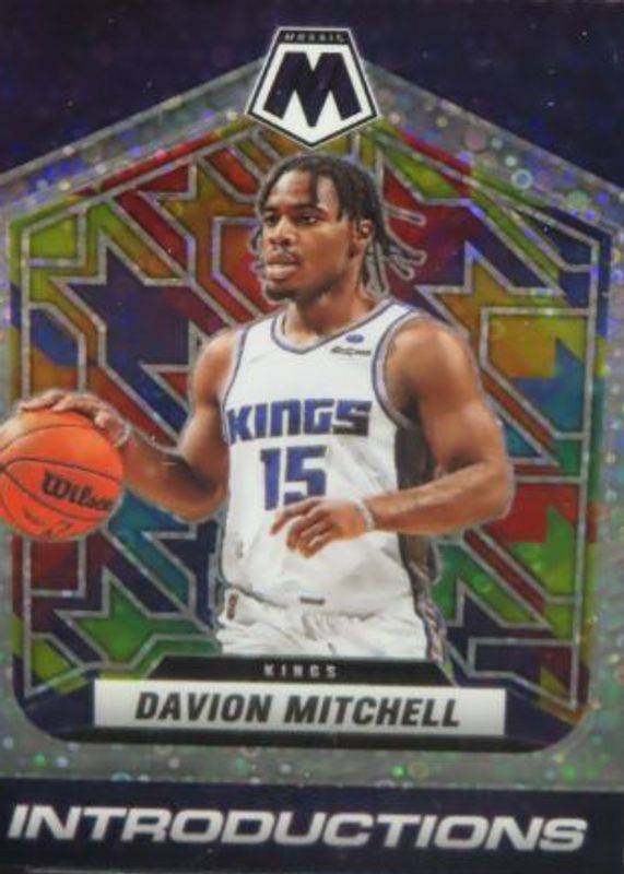 Davion Mitchell 2021 Mosaic #9 Introductions - Fast Break Rookie PSA 10