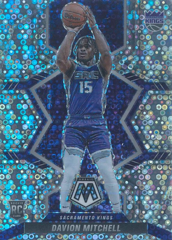 Davion Mitchell 2021 Mosaic #208 Fast Break Rookie PSA 10