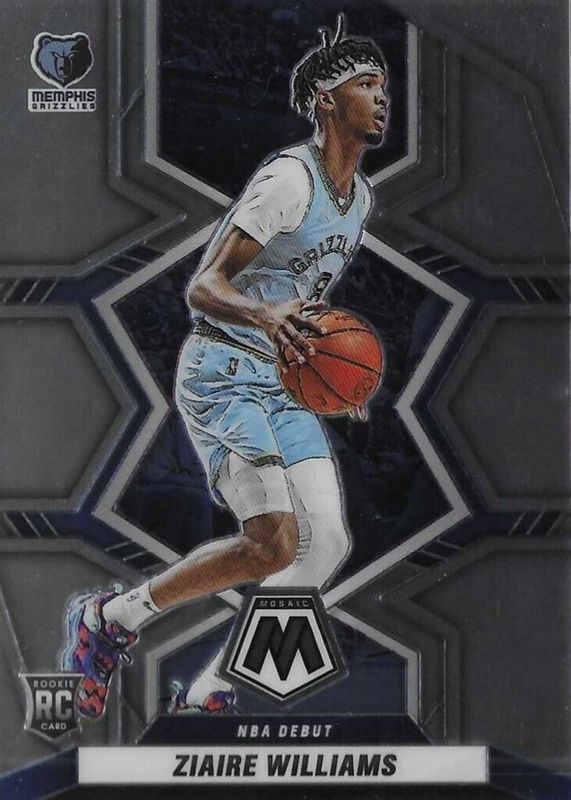 Ziaire Williams 2021 Mosaic #273 NBA Debut Rookie RAW