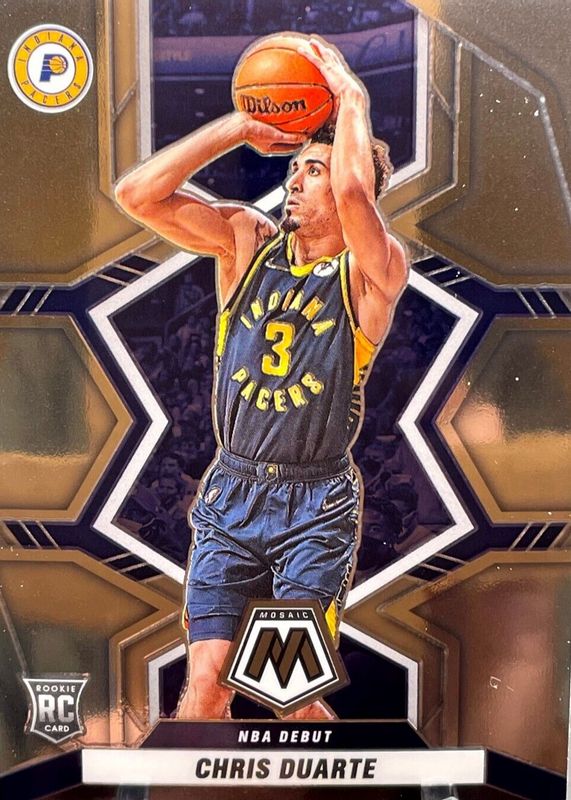 Chris Duarte 2021 Mosaic #270 NBA Debut Rookie SGC 9.5