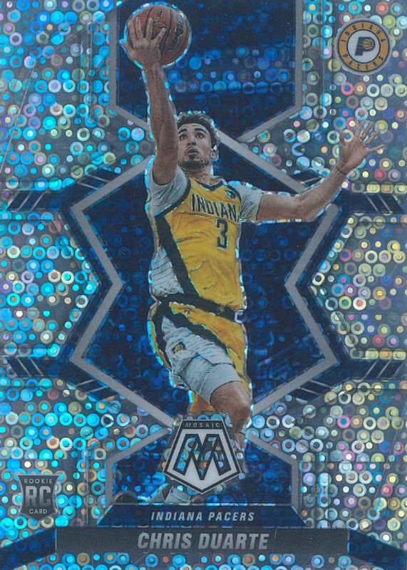 Chris Duarte 2021 Mosaic #217 Fast Break Rookie PSA 10