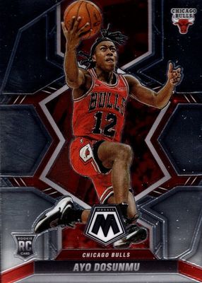 Ayo Dosunmu RC auto /25シリ 2021-22 Ayo Dosunmu Origins Auto 1/25 RC Rookie Pink On Card