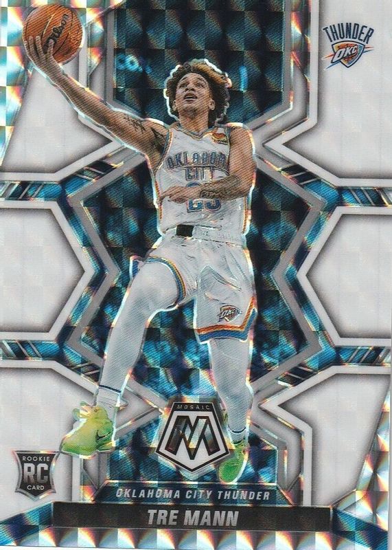 Tre Mann 2021 Mosaic #212 White /25 Rookie PSA 10