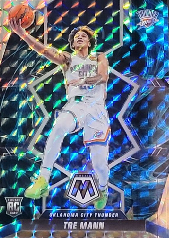 Tre Mann 2021 Mosaic #212 Genesis /(SSP) Rookie PSA 10