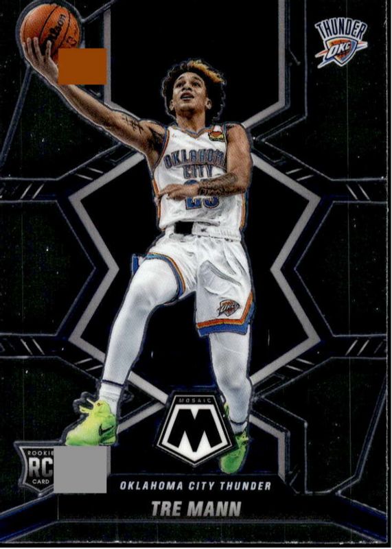 Tre Mann 2021 Mosaic #212 Base Rookie SGC 10