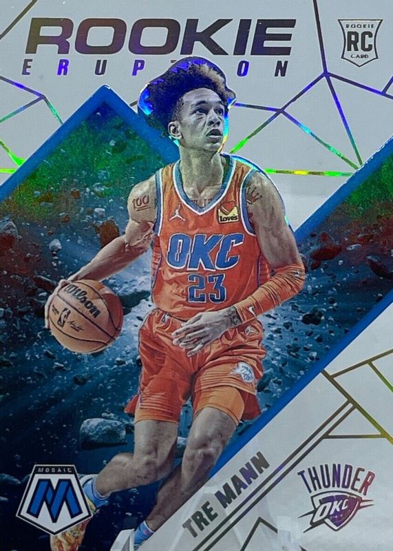 Tre Mann 2021 Mosaic #19 Rookie Eruption /(SSP) PSA 10