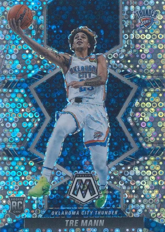 Tre Mann 2021 Mosaic #212 Fast Break Rookie PSA 10