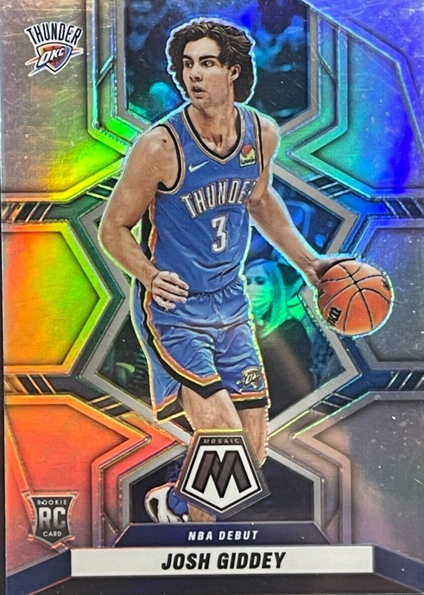 Josh Giddey 2021 Mosaic #265 NBA Debut - Silver Price Guide