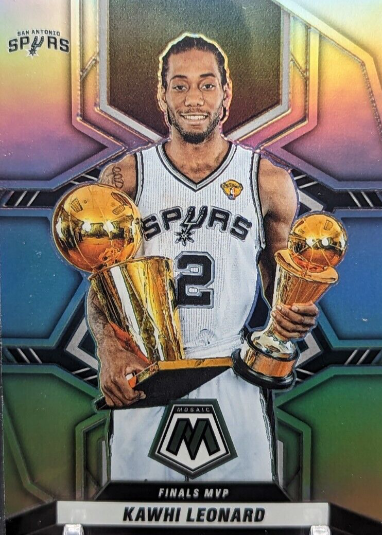 シングルカード Kawhi Leonard Mosaic Purple /49 Prizm 2019 Mosaic KAWHI LEONARD Purple Snakeskin #/24 PSA 10 card