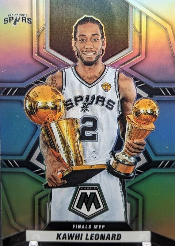 Kawhi Leonard 2021 Mosaic #300 Finals MVPs - Silver PSA 10