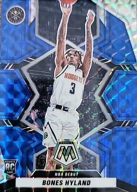 Bones Hyland 2021 Mosaic #271 NBA Debut - Blue /99 Price Guide