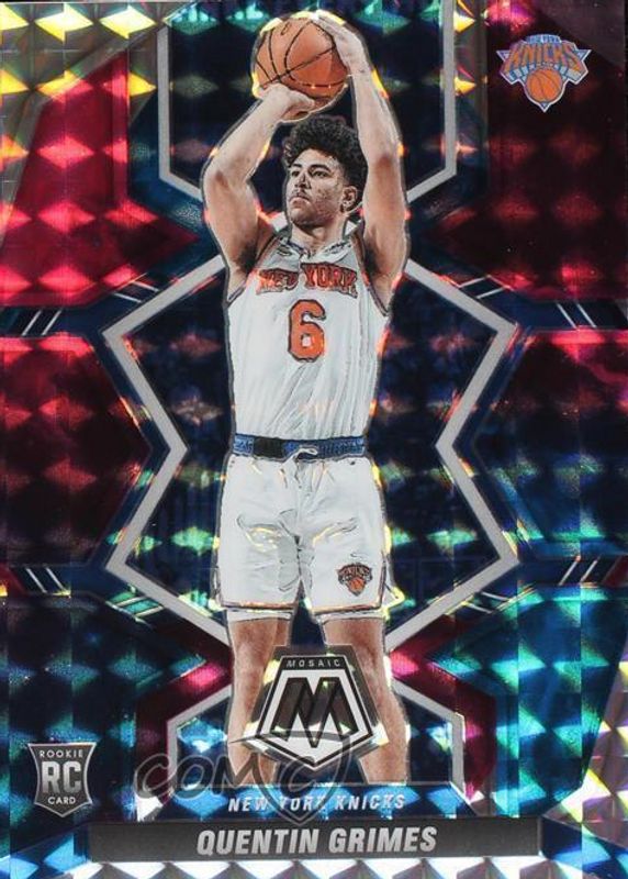 Quentin Grimes 2021 Mosaic #223 Choice Nebula /1 Rookie RAW