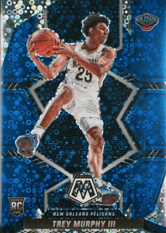 Trey Murphy III 2021 Mosaic #219 Fast Break Blue /85 Rookie RAW