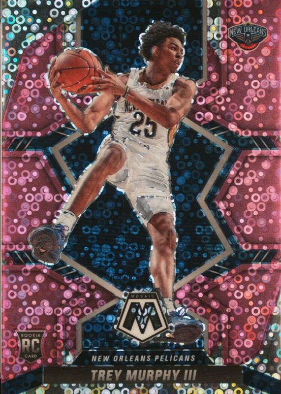 Trey Murphy III 2021 Mosaic #219 Fast Break Pink /20 Rookie RAW