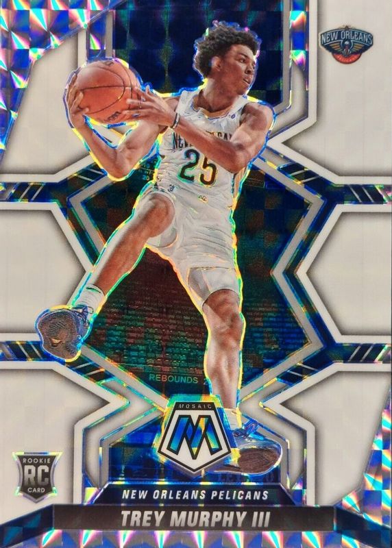 Trey Murphy III 2021 Mosaic #219 White /25 Rookie PSA 10