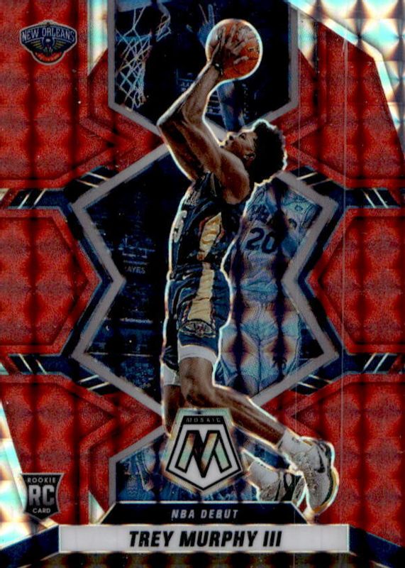 Trey Murphy III 2021 Mosaic #278 NBA Debut - Red Rookie PSA 10