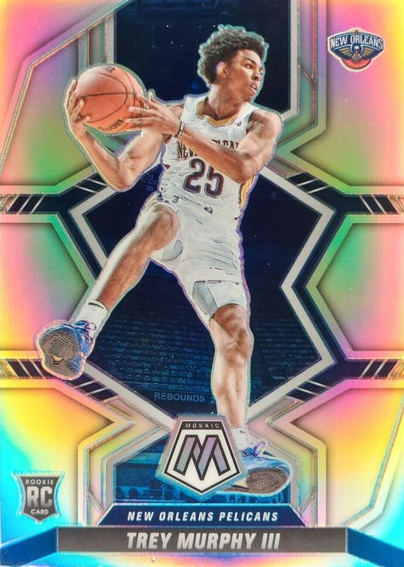 Trey Murphy III 2021 Mosaic #219 Silver Rookie PSA 10