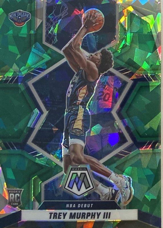 Trey Murphy III 2021 Mosaic #278 NBA Debut - Green Ice Rookie PSA 10