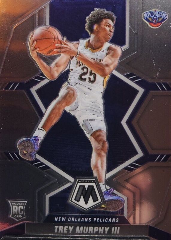 Trey Murphy III 2021 Mosaic #219 Base Rookie RAW