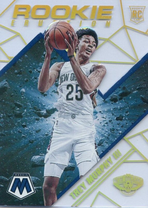 Trey Murphy III 2021 Mosaic #18 Rookie Eruption /(SSP) RAW