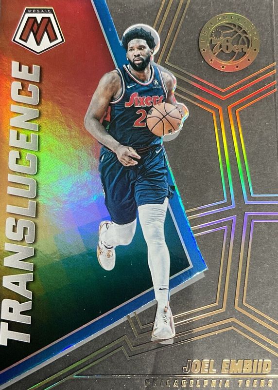 Joel Embiid 2021 Mosaic #15 Translucence /(SSP) SGC 9.5