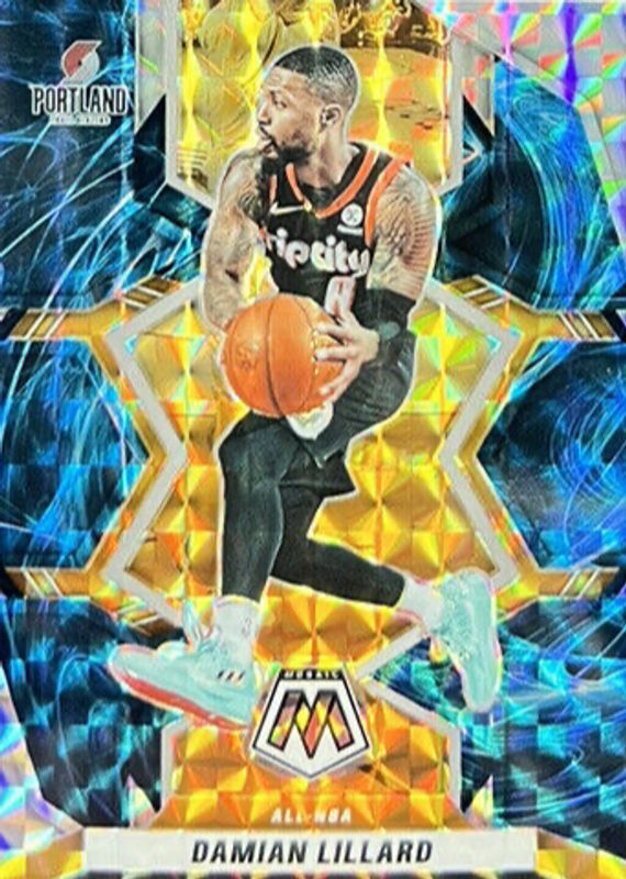 Damian Lillard 2021 Mosaic All-NBA - Genesis #287 Price Guide