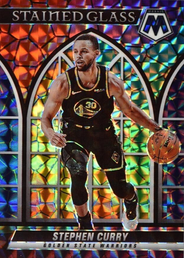 Stephen Curry 2021 Mosaic #3 Stained Glass /(SSP) Price