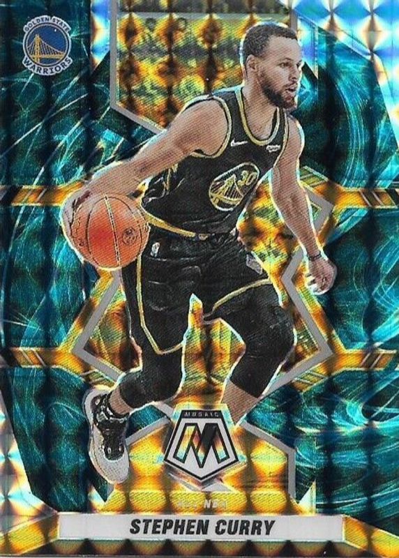 Stephen Curry 2021 Mosaic #284 All-NBA - Genesis /(SSP) Price 