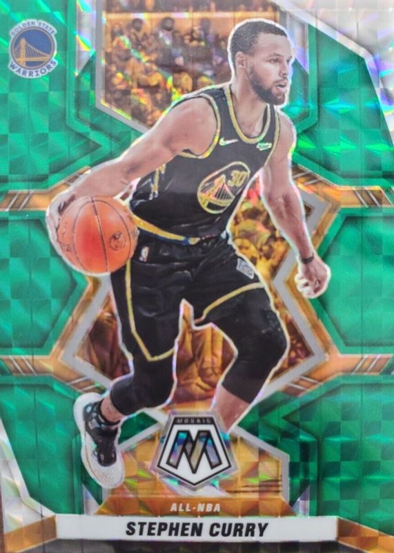 Stephen Curry 2021 Mosaic #284 All-NBA - Green SGC 10