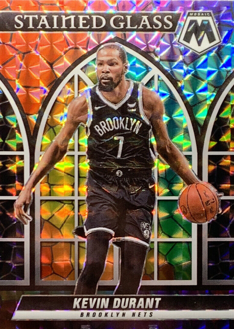 Kevin Durant 2021 Mosaic #7 Stained Glass /(SSP) Price Guide 