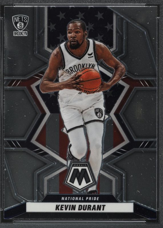 Kevin Durant 2021 Mosaic #248 National Pride PSA 10