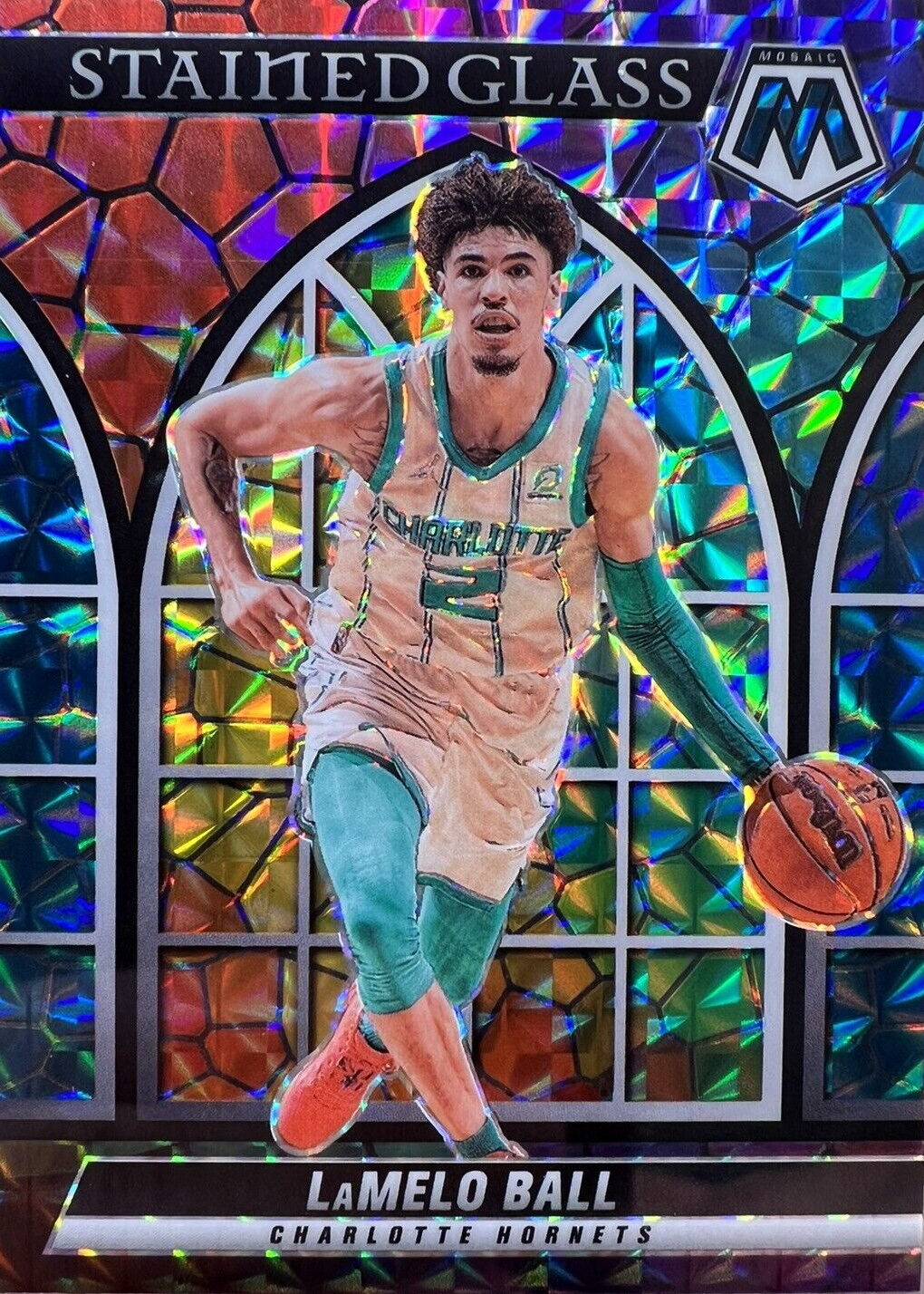 LaMelo Ball 2021 Mosaic #6 Stained Glass /(SSP) Price Guide