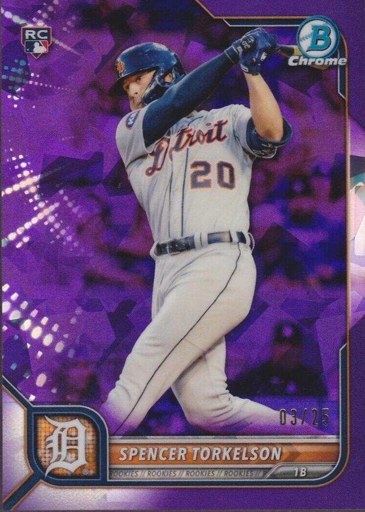 Spencer Torkelson 2022 Bowman Chrome Sapphire Edition #53 Purple
