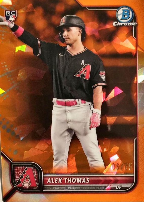 2022 Bowman Chrome Sapphire Edition #76 Orange /75