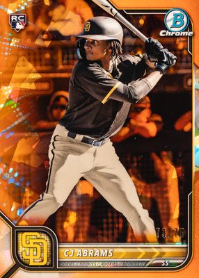 2022 Bowman Chrome Sapphire Edition #12 Orange /75