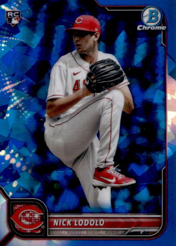 Nick Lodolo 2022 Bowman Chrome Sapphire Edition #27 Base Rookie RAW