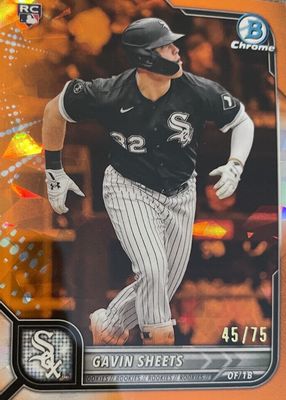 2022 Bowman Chrome Sapphire Edition #50 Orange /75