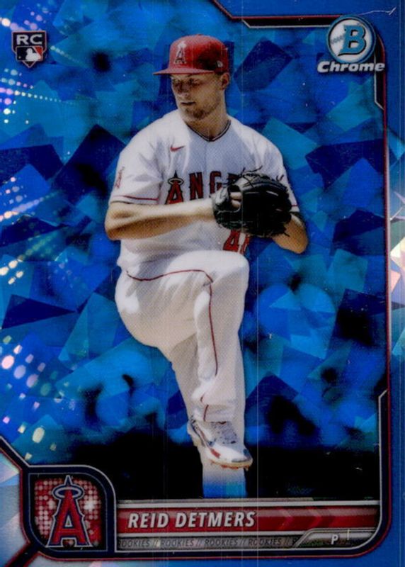 Reid Detmers 2022 Bowman Chrome Sapphire Edition #6 Base Rookie BGS 9