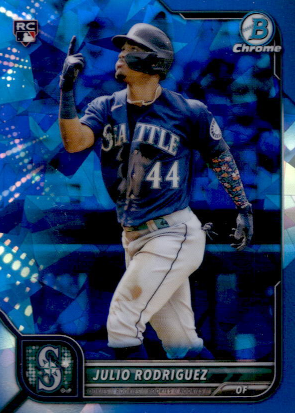 Julio Rodriguez Rookie Mojo Refractor 2020 Bowman Chrome #BCP-19 J-Rod