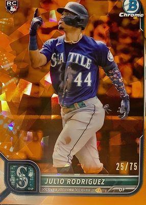 2022 Bowman Chrome Sapphire Edition #48 Orange /75